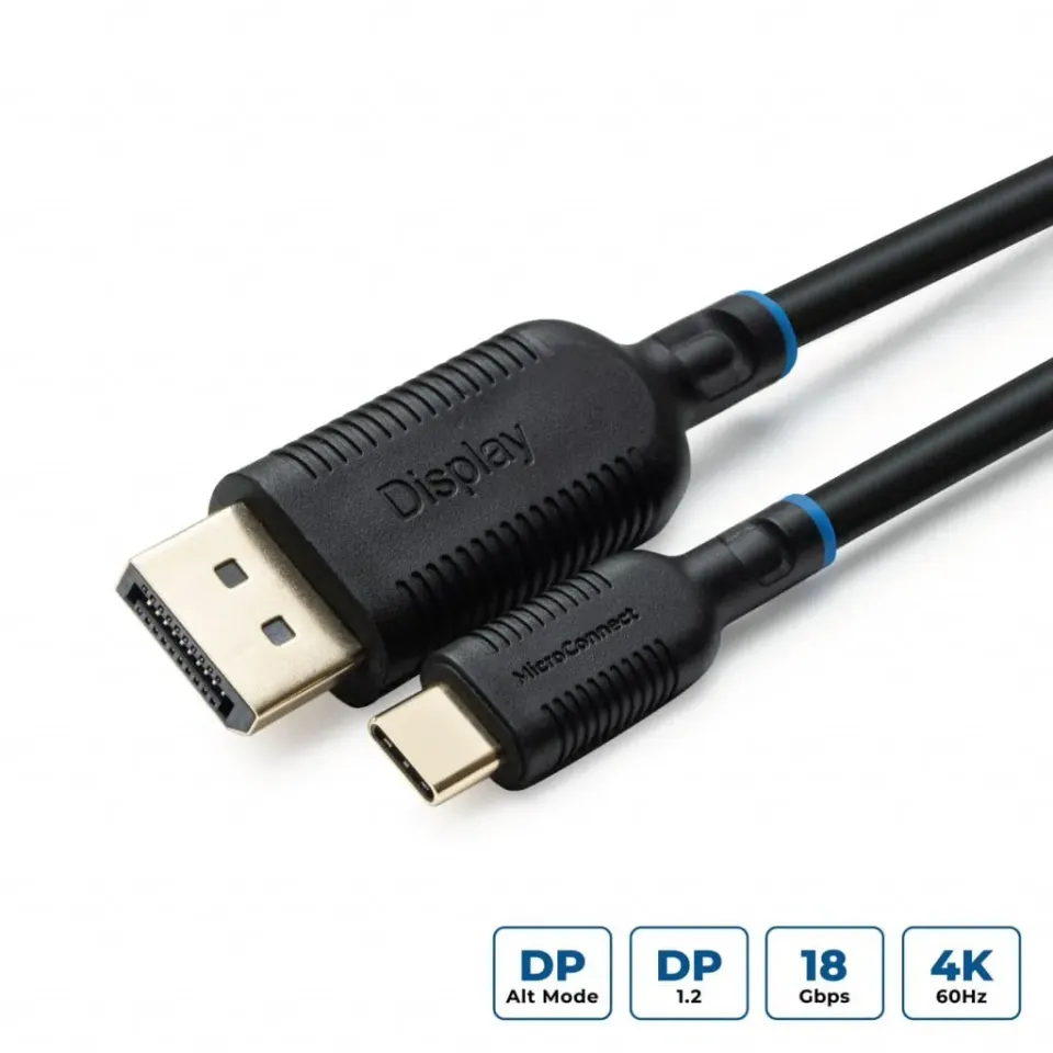 Microconnect USB-C naar DisplayPort kabel 5m 8K