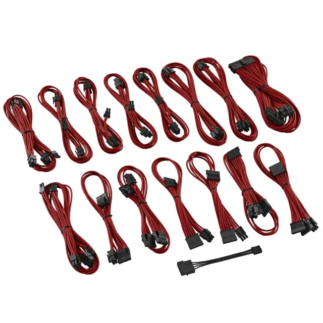 CableMod E-Series ModFlex kabelkit EVGA GS/PS rood volledig