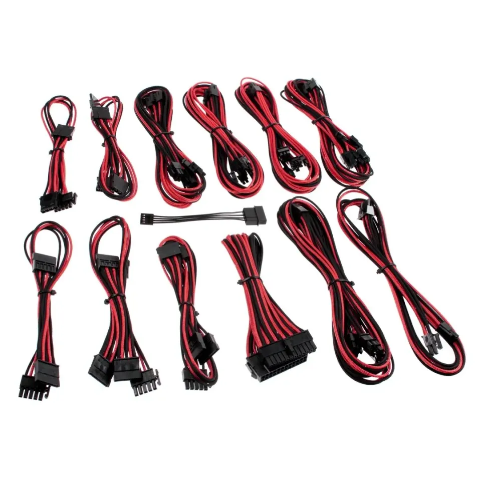 CableMod B-Series kabelset be quiet zwart-rood