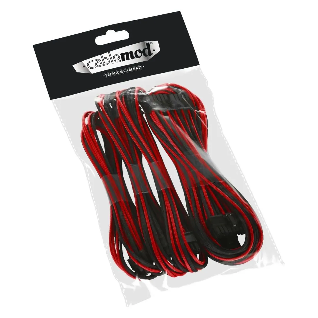CableMod E-Series ModFlex Basic kabelset EVGA zwart-rood 4-delig