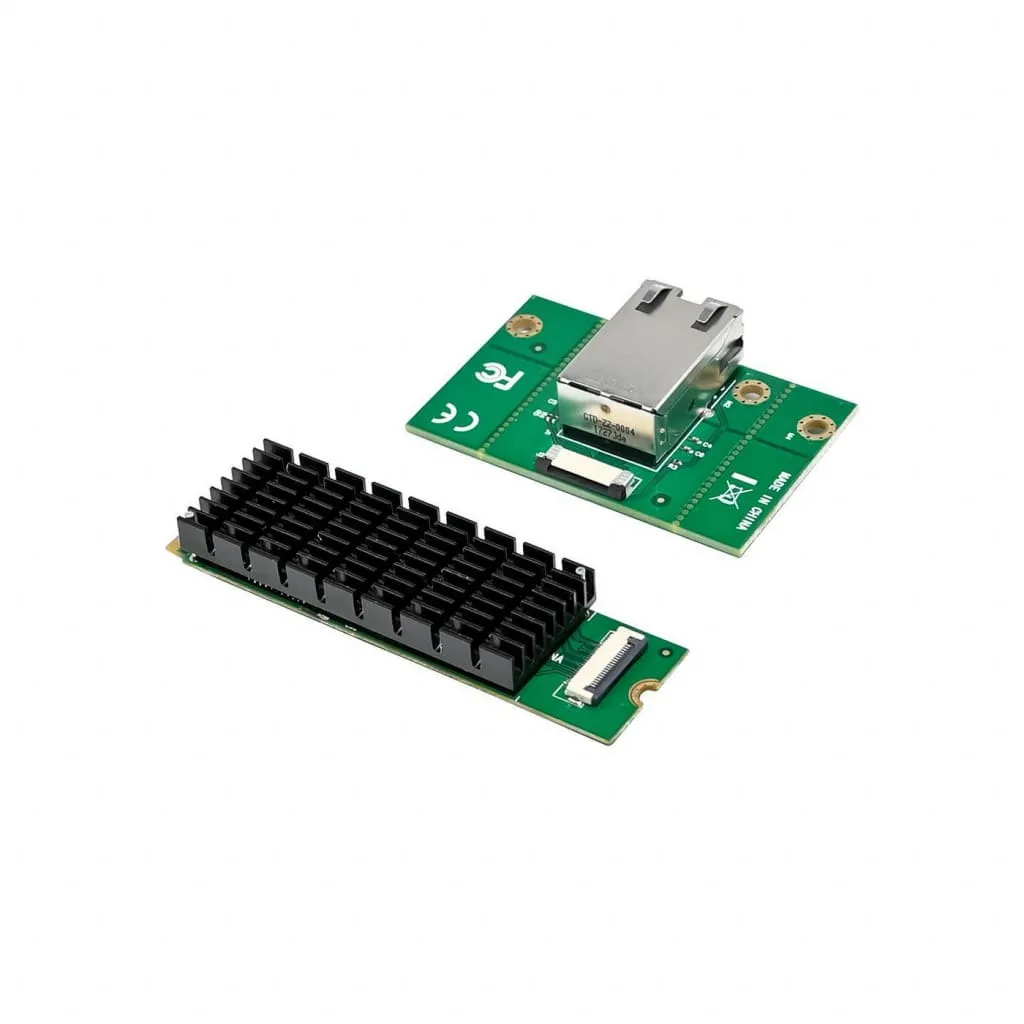Microconnect PCIe M.2 B+M AQC107 netwerkkaart 10G