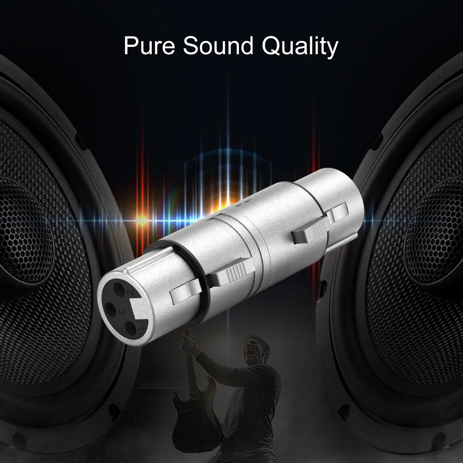 CableCreation XLR Adapter Female-Female 3-Pin 1-Pack