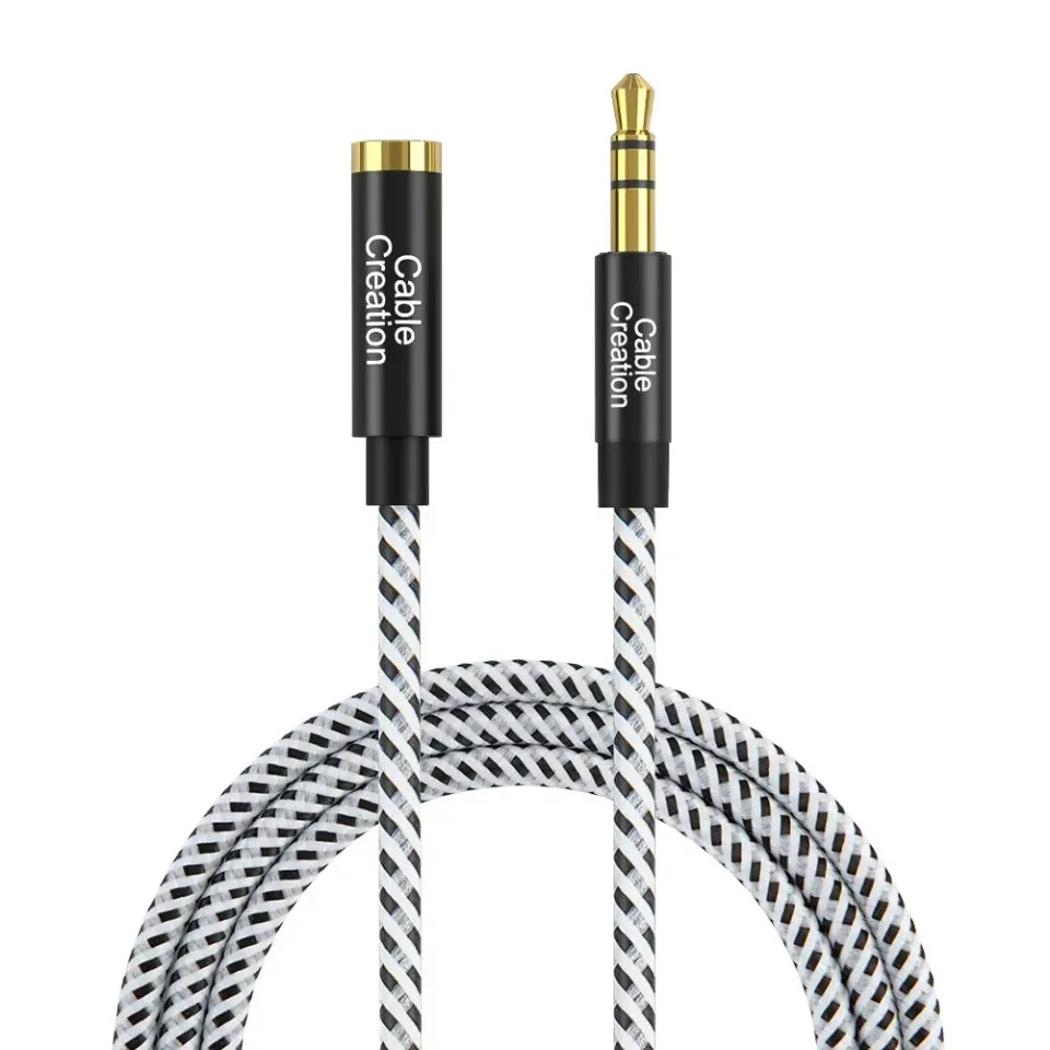 CableCreation 3,5mm audio verlengkabel 3 m nylon