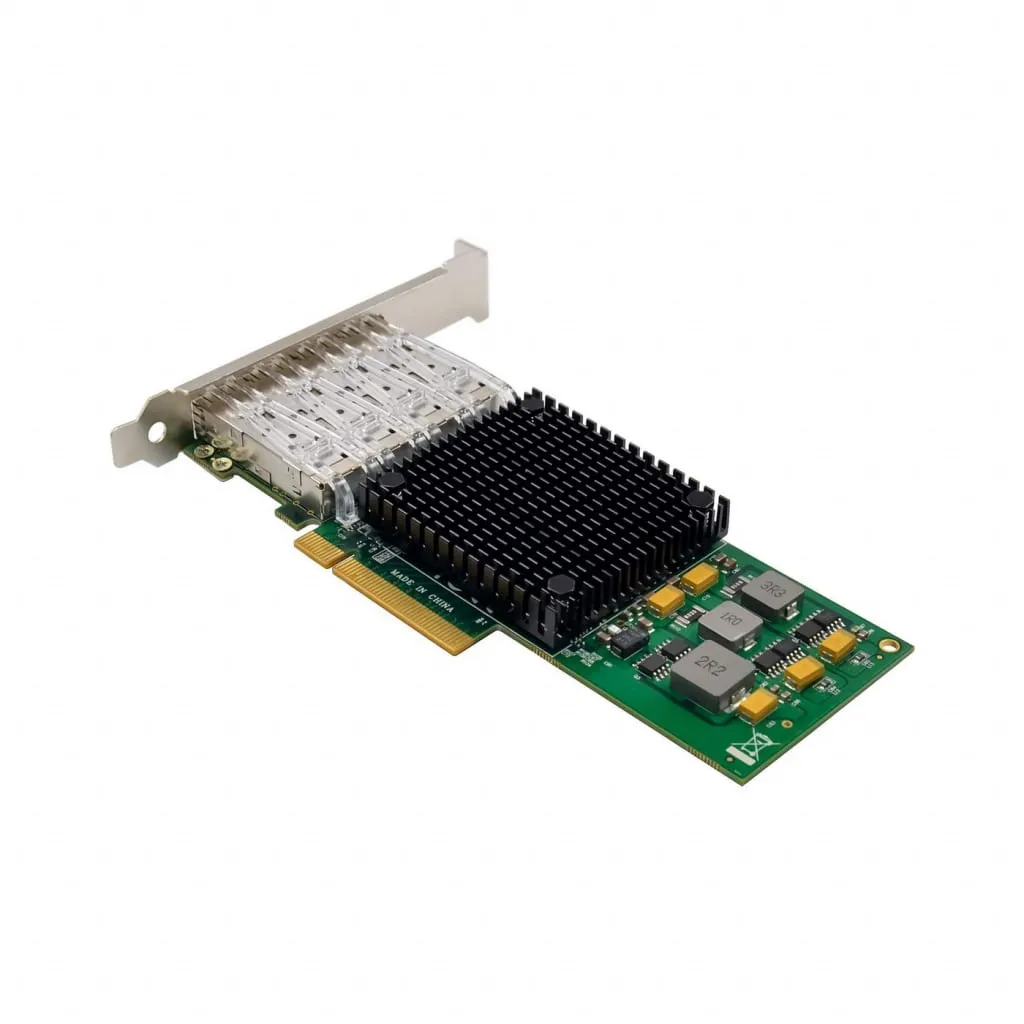 Microconnect BCM57840 netwerkkaart PCIe x8 Quad SFP+ 10GbE