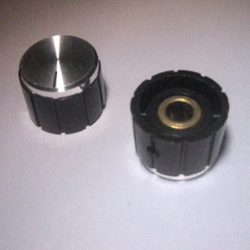 T.E.G. draaiknop met schroef 15,5x20 mm streep 6 mm