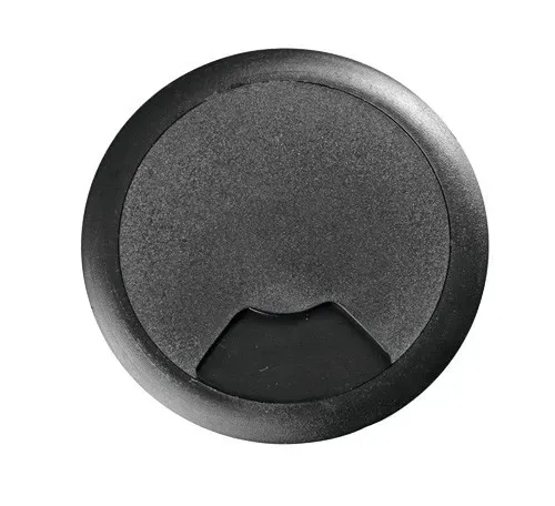 T.E.G. doorvoerdoos deksel zwart 60mm gat