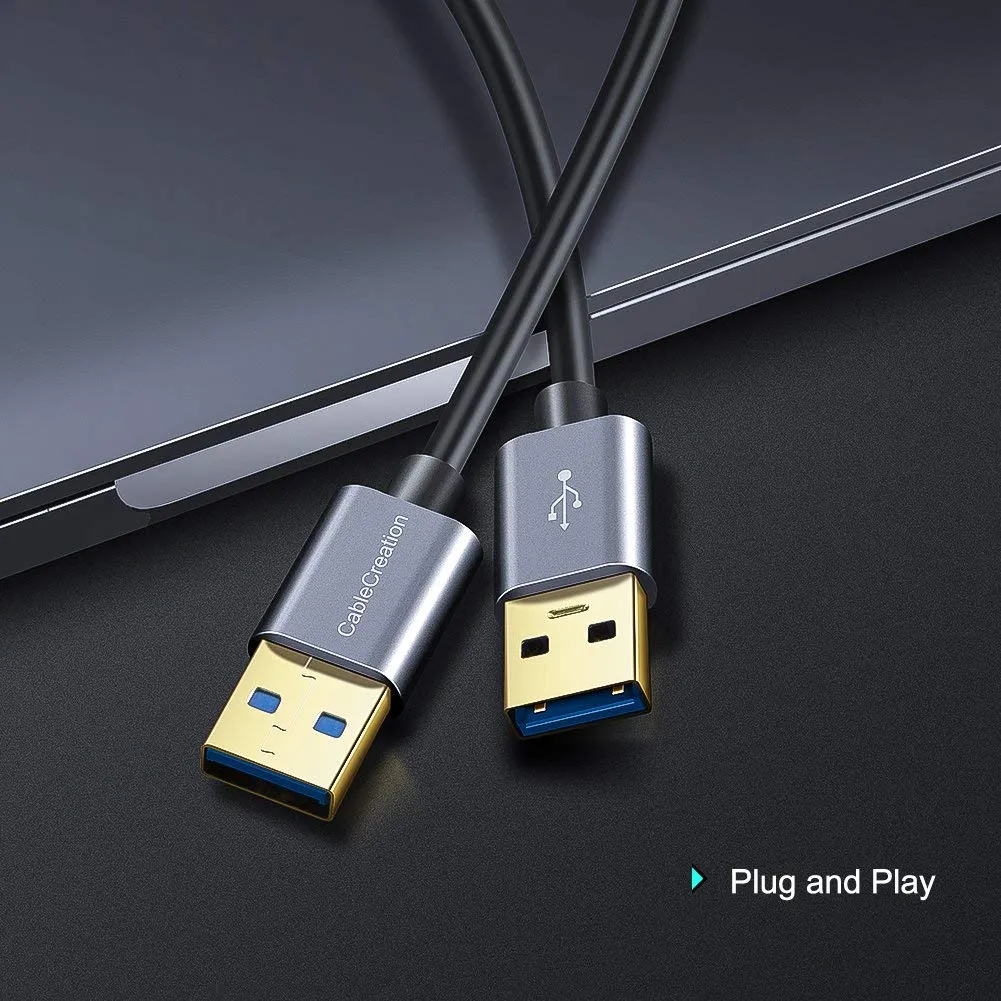 CableCreation USB 3.0 verlengkabel USB-A 0,5m