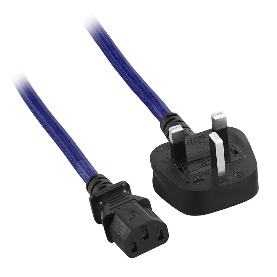 CableMod ModFlex stroomkabel C13 UK 2m blauw