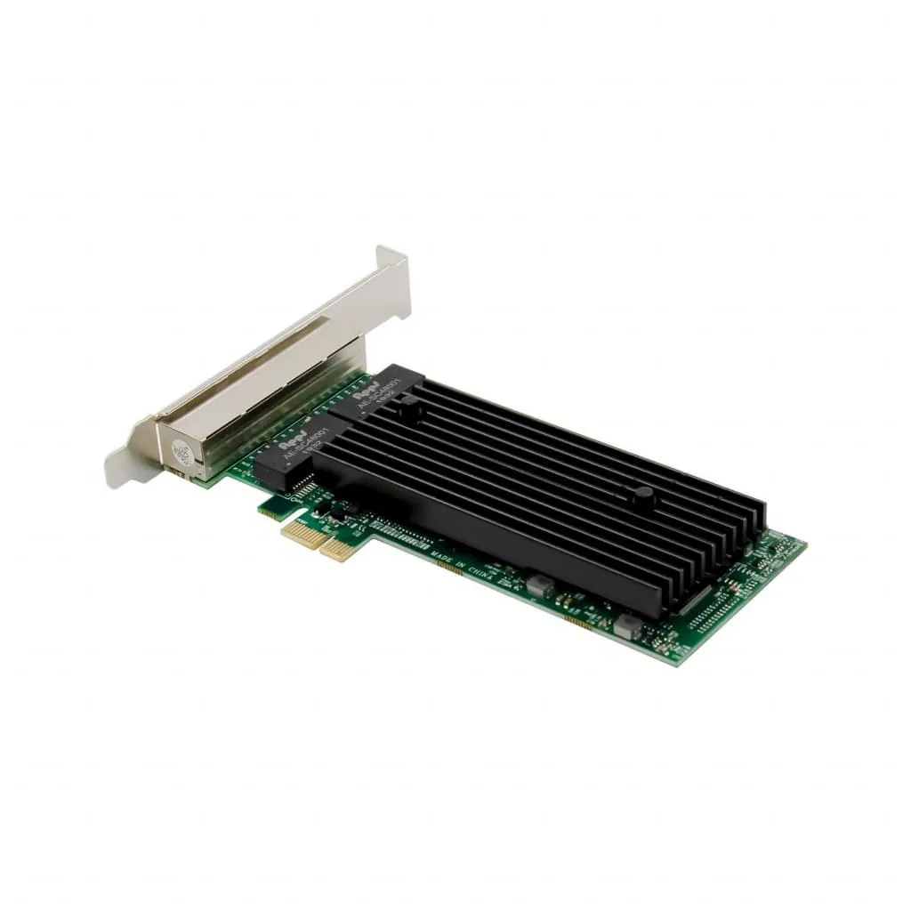 Microconnect Intel 82576 quad netwerkkaart PCIe 4x RJ45