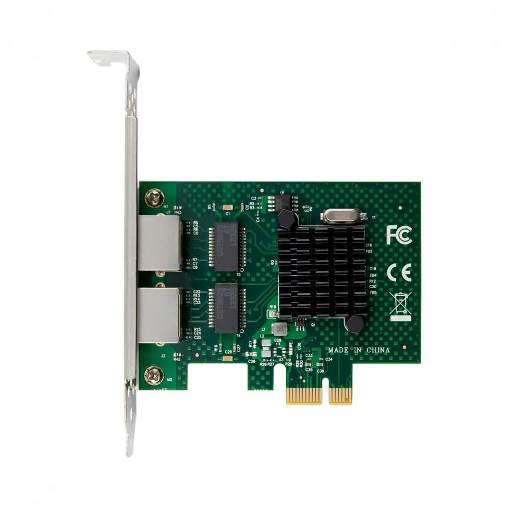 Microconnect BCM5720 netwerkkaart PCIe dual RJ45