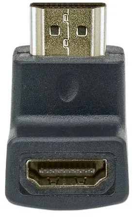 T.E.G. HDMI A Adapter 90 Graden Beneden M/F