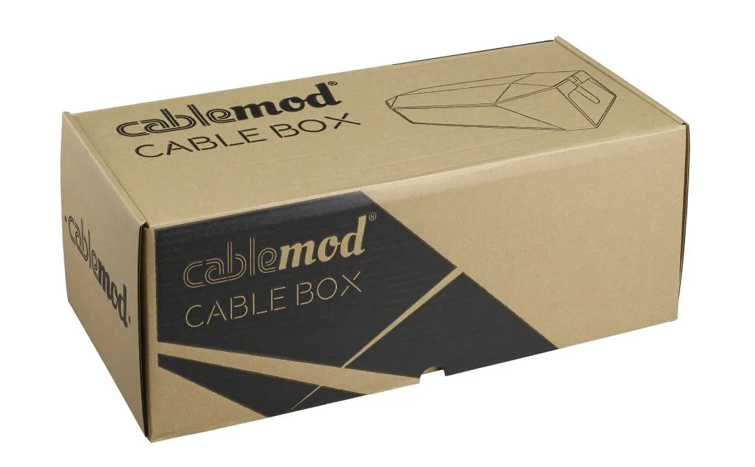 CableMod Aztec kabelbox rood voor stekkerdoos