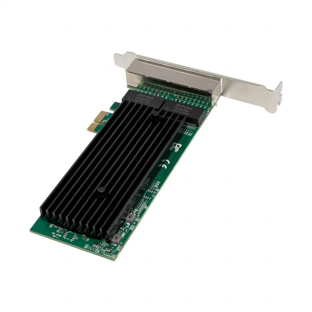Microconnect 82575 Quad netwerkkaart 1GbE 4x RJ45 PCIe x1
