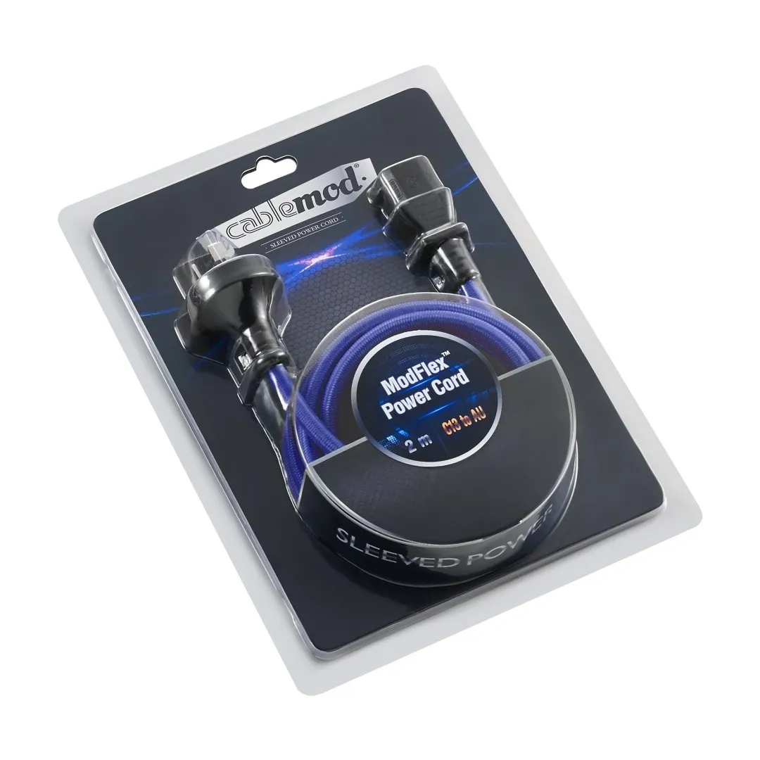CableMod ModFlex netsnoer C13 AU-stekker 2m blauw