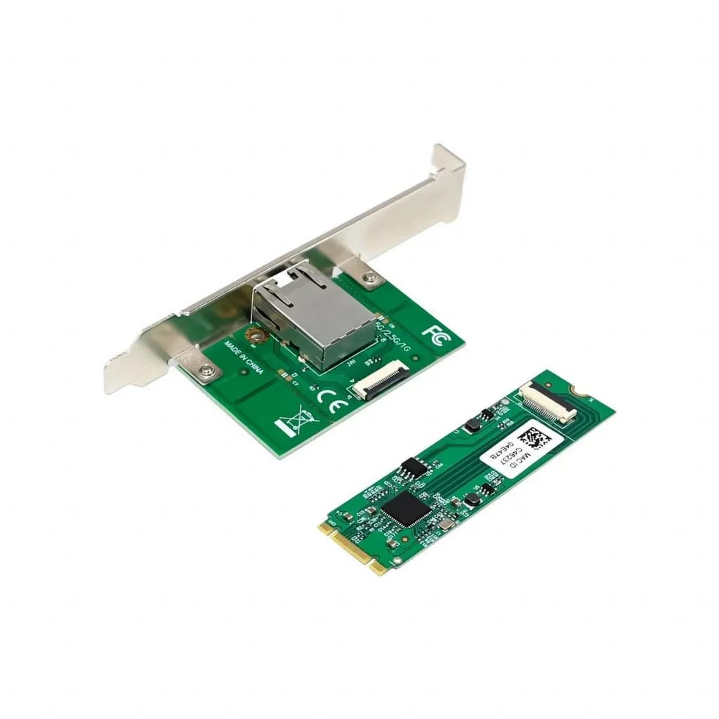 Microconnect PCIe M.2 RTL8126 netwerkkaart 5GbE RJ45
