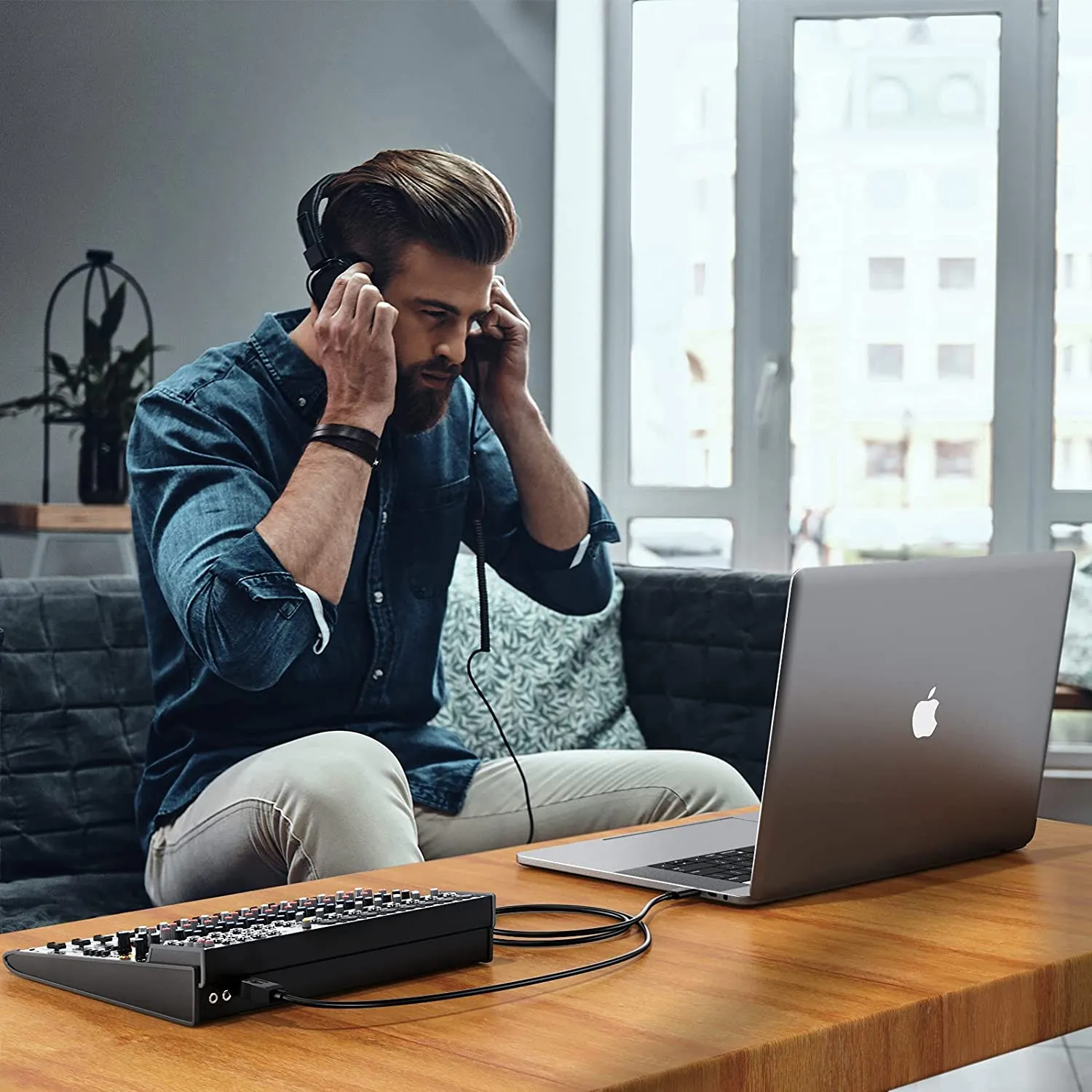 CableCreation USB-C naar USB-B printerkabel 2 m