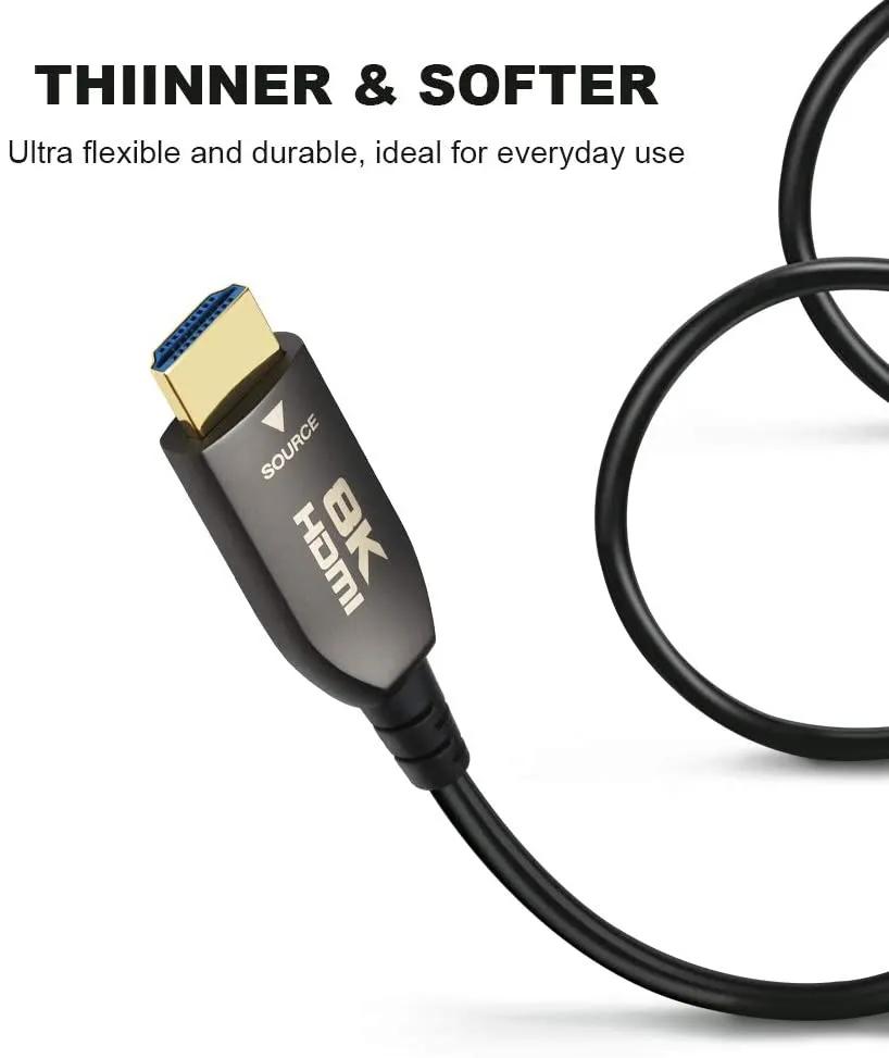 Yauhody Y-HDMI-F 8K HDMI-glasvezelkabel 48Gbps