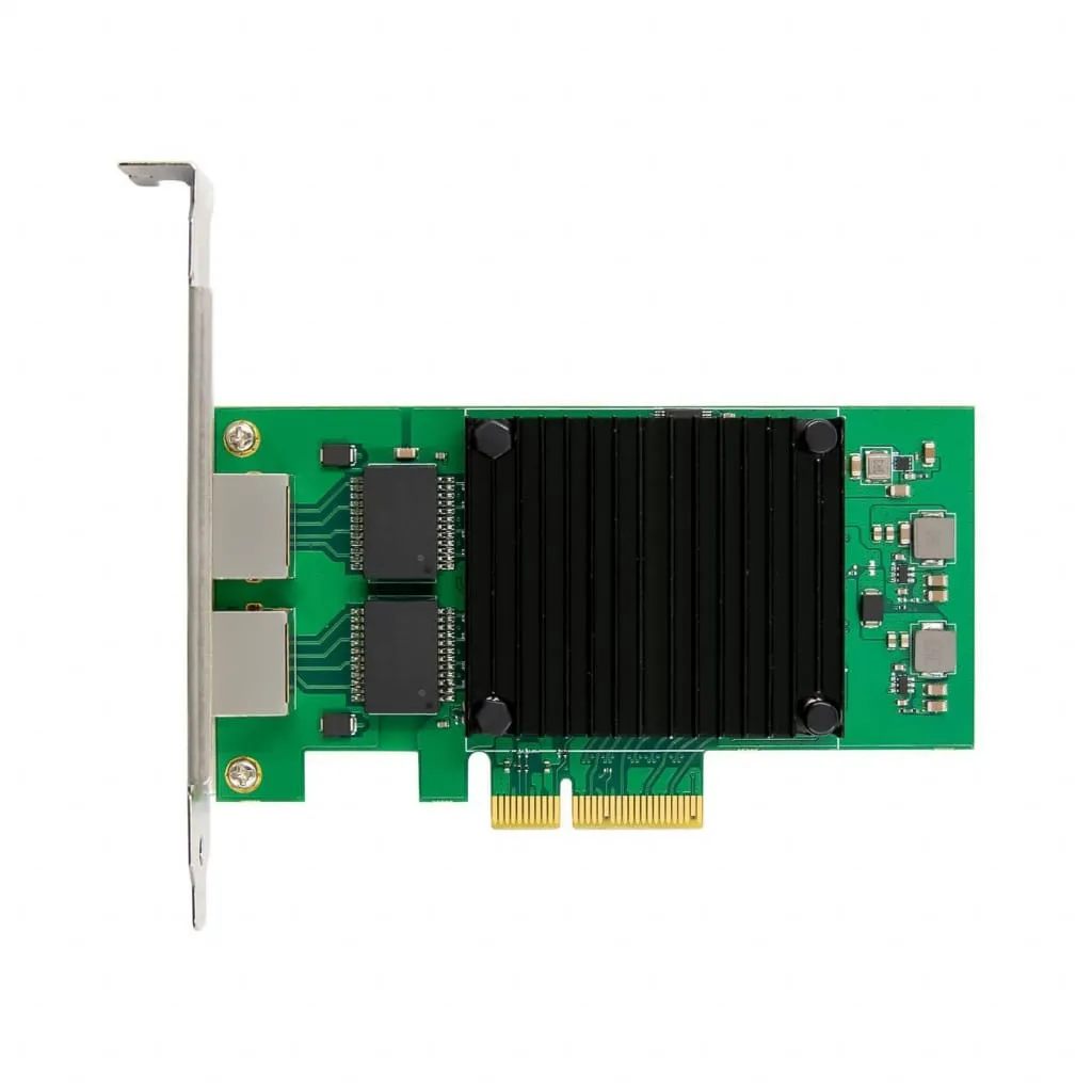 Microconnect I210-T2 PCIe x4 netwerkkaart dual 1GbE