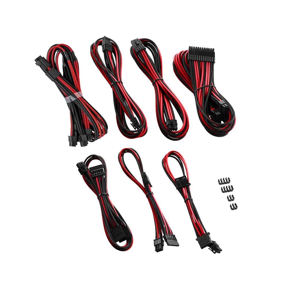 CableMod RT-Series Pro ModMesh 12VHPWR kabelset zwart-rood