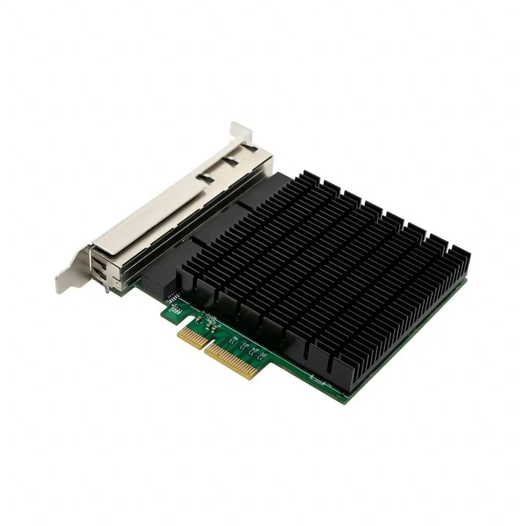 Microconnect RTL8125B netwerkkaart 6x 2.5G RJ45 PCIe