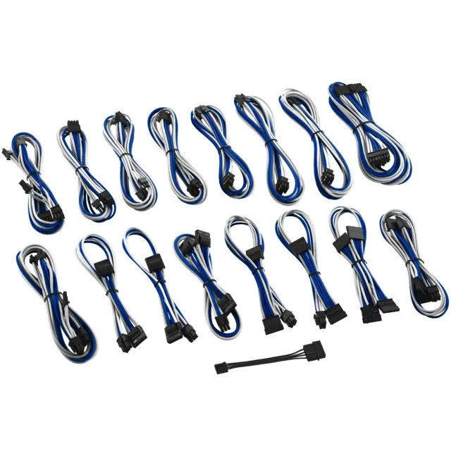 CableMod C-Series ModMesh kabelset Corsair wit-blauw