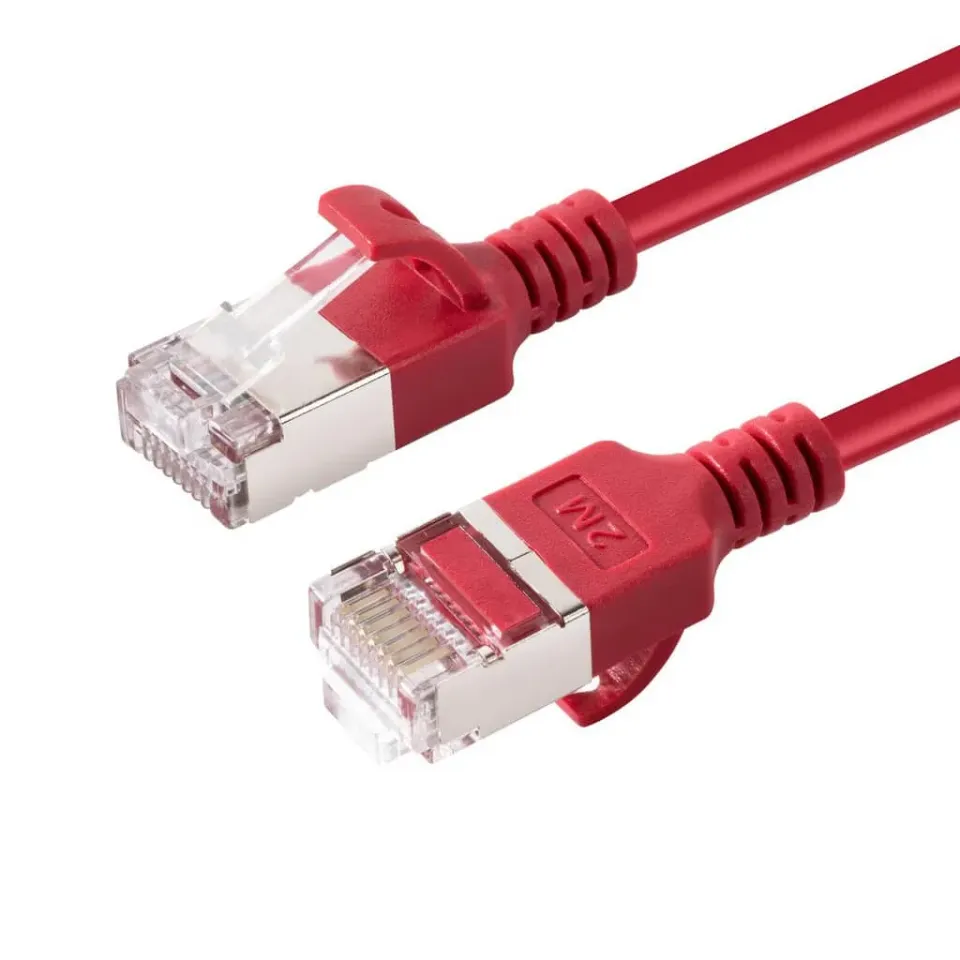 Microconnect CAT6A U-FTP Slim netwerkkabel 10m rood LSZH