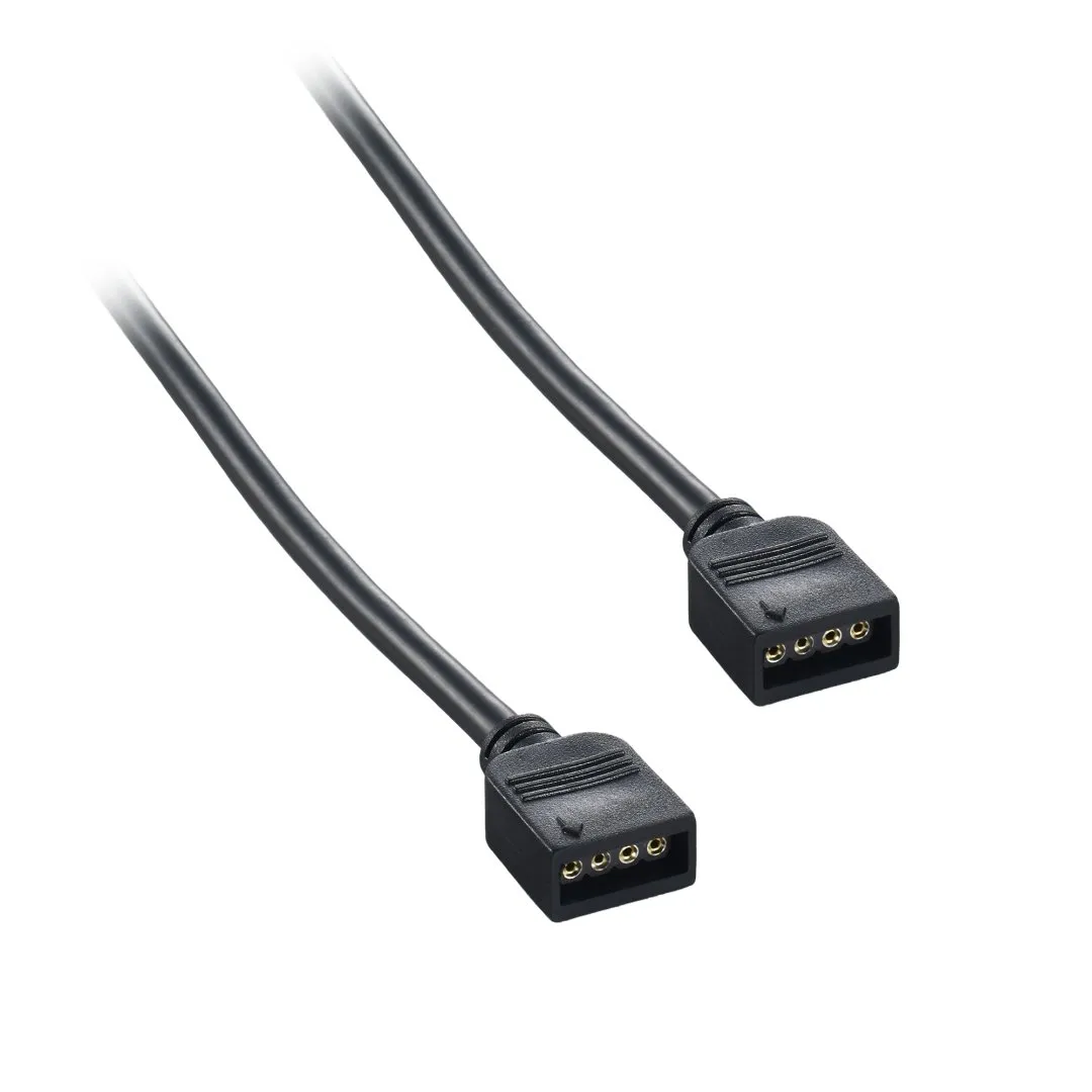 CableMod 4-Pin LED Extension Cable Kit verlengkabel zwart 6-delig RGB