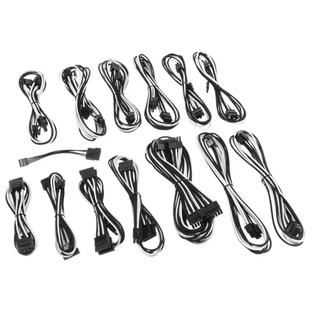 CableMod SE-Series ModFlex kabelkit zwart/wit Seasonic