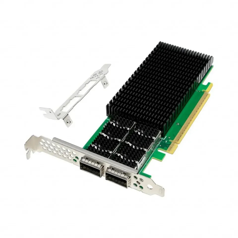 Microconnect ConnectX-7 netwerkkaart PCIe 4.0 200GbE QSFP56 dual-port