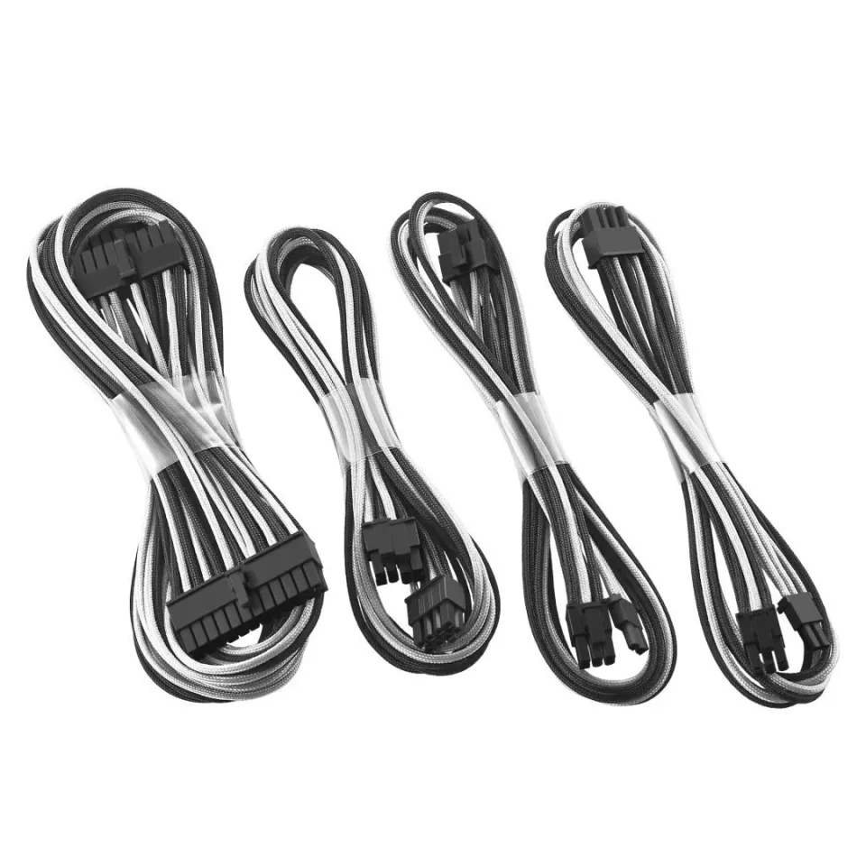 CableMod E-Series Basic ModFlex kabelset EVGA zwart-wit