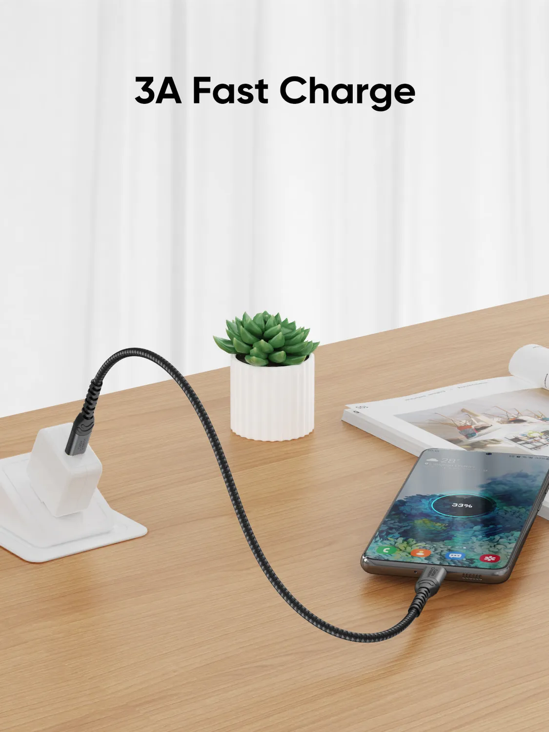 CableCreation USB-C naar USB-C oplaadkabel 0,3m 2-pack 60W