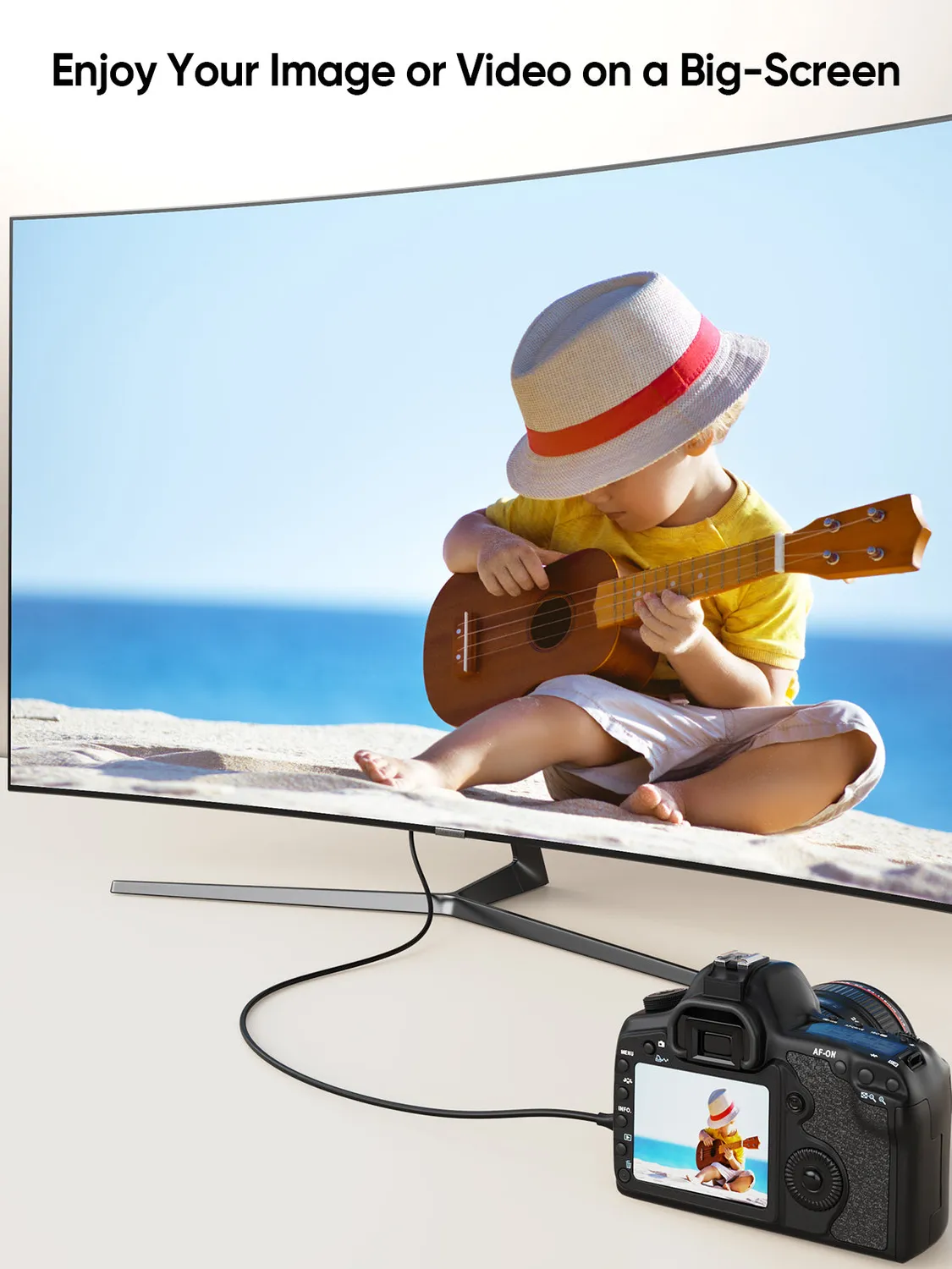 CableCreation Mini-HDMI naar HDMI kabel 4K 60Hz 1,8 m