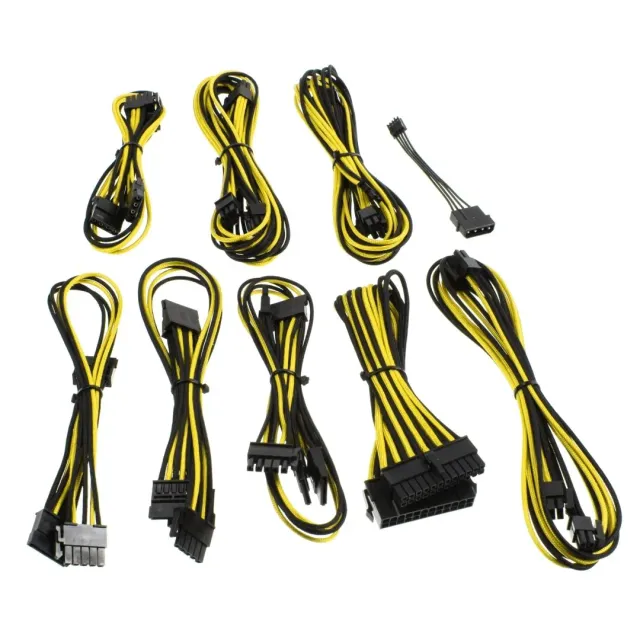CableMod B-Series ModFlex kabelset be quiet zwart/geel