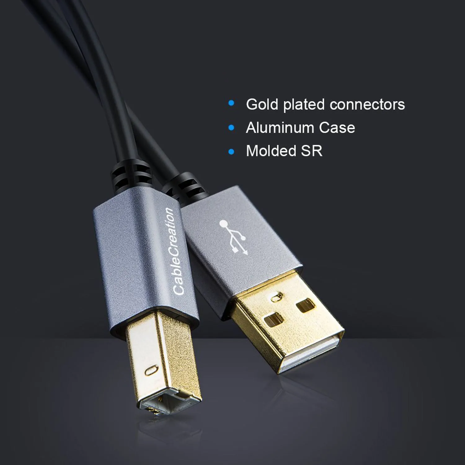 CableCreation USB A naar USB B printerkabel 1,5m