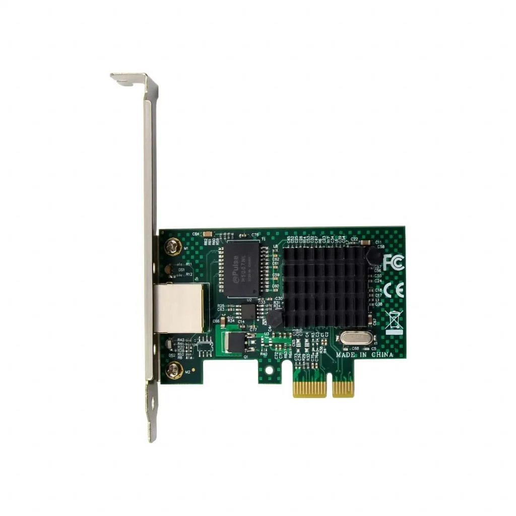 Microconnect BCM5751 PCIe netwerkkaart single RJ45 gigabit