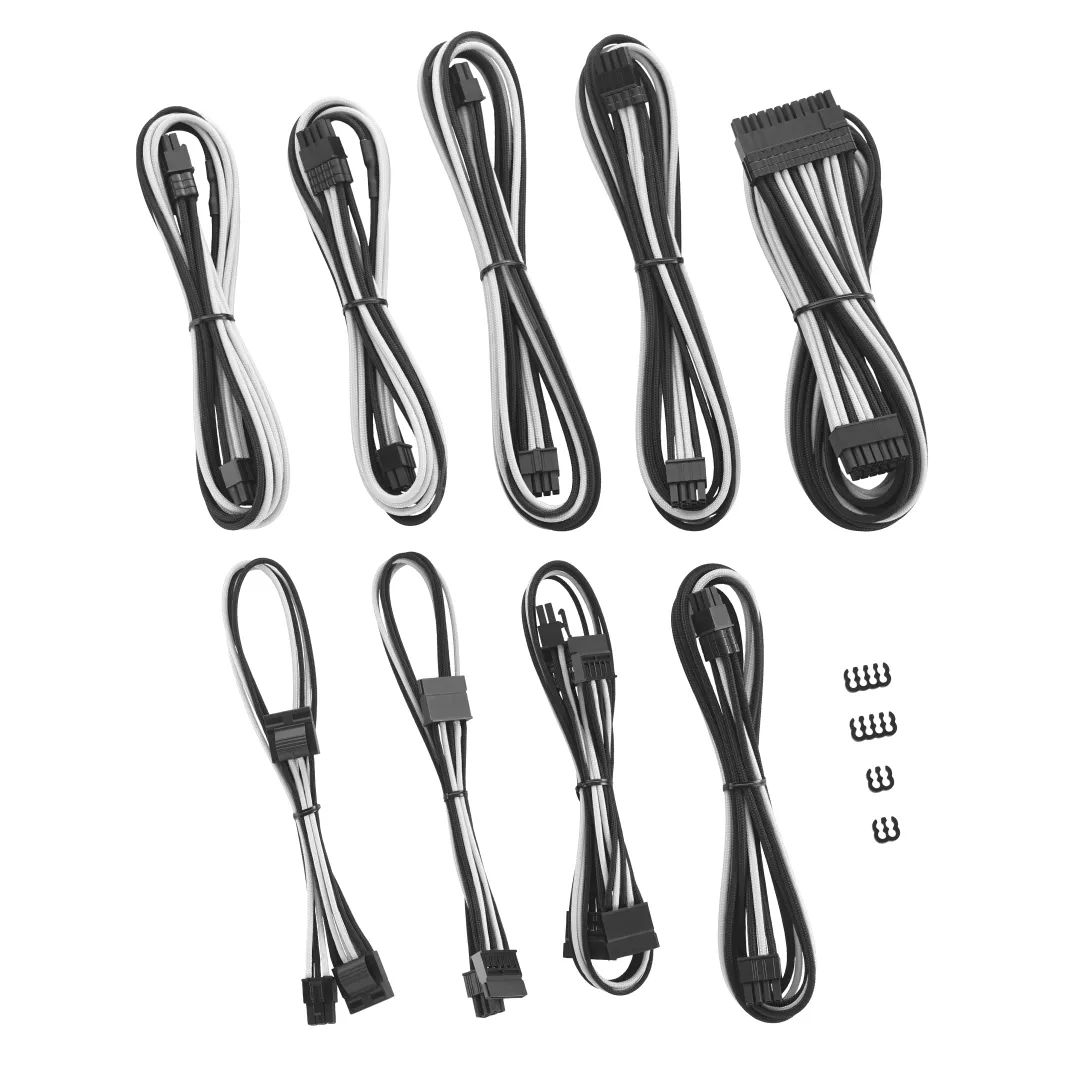 CableMod C-Series PRO ModFlex kabelset Corsair RM zwart-wit