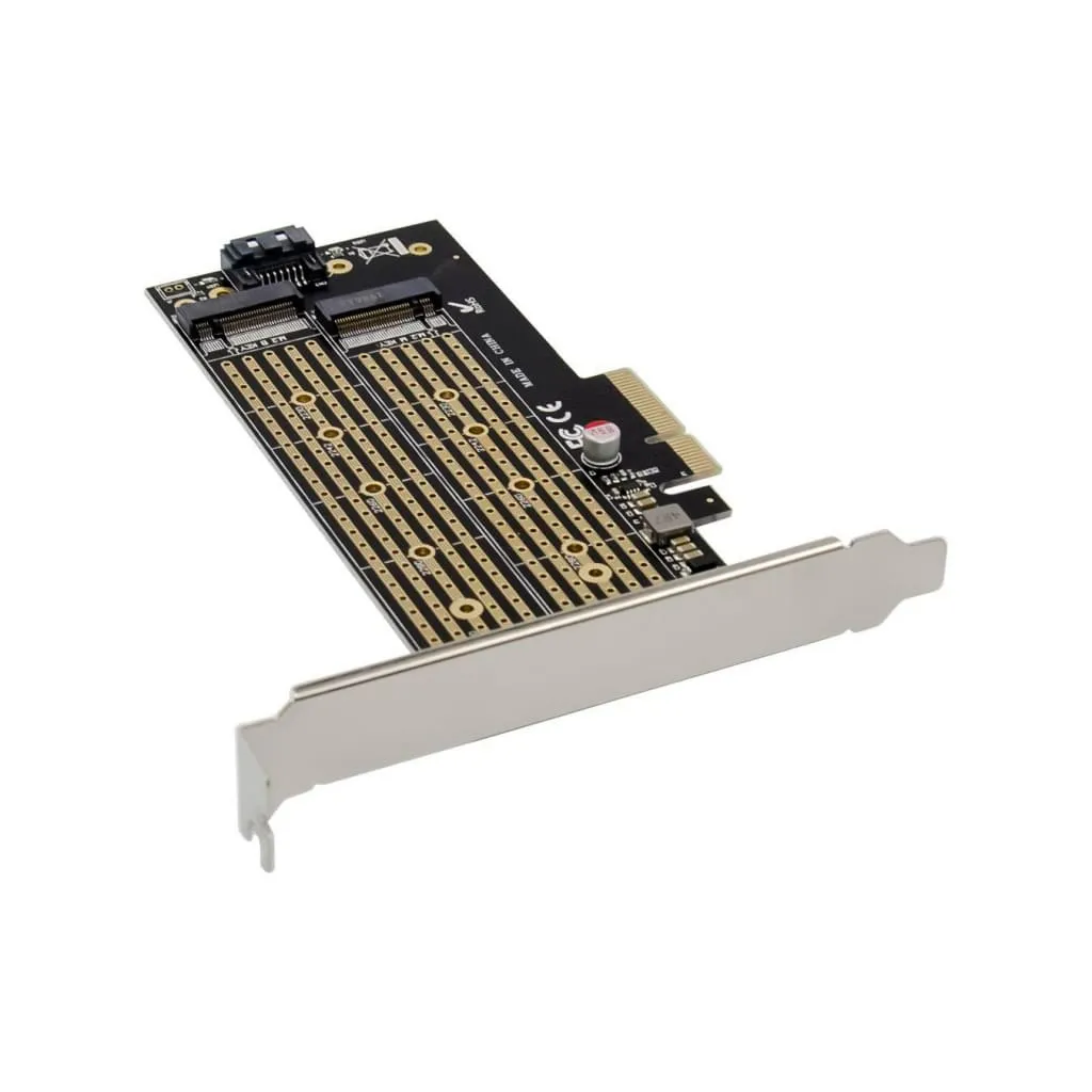 Microconnect M.2 NVMe SSD adapter PCIe x4 B+M key