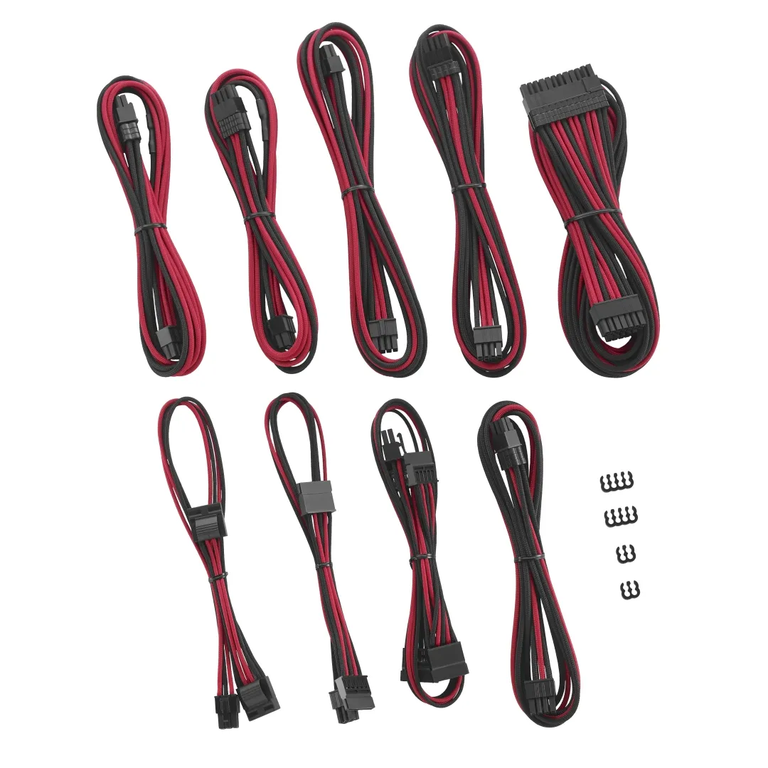 CableMod C-Series Pro ModFlex kabelset Corsair RM zwart rood