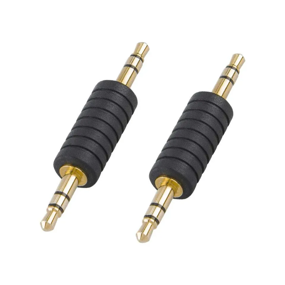 CableCreation 3.5mm stereo adapter 2-pack verguld