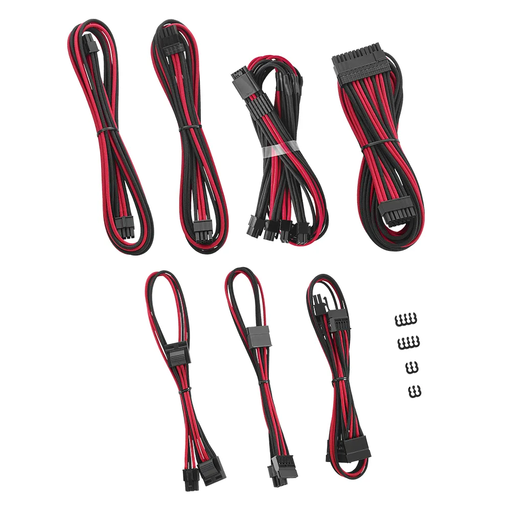 CableMod C-Series Pro ModFlex 12VHPWR kabelset zwart-rood Corsair