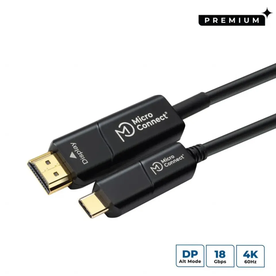 Microconnect Premium USB-C HDMI kabel 15m 4K