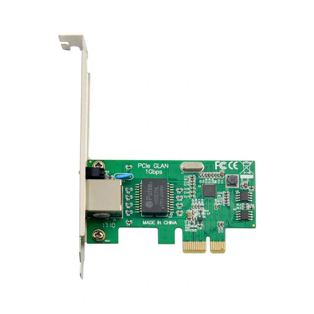 Microconnect RTL8168E netwerkkaart PCIe x1 single RJ45 1GbE