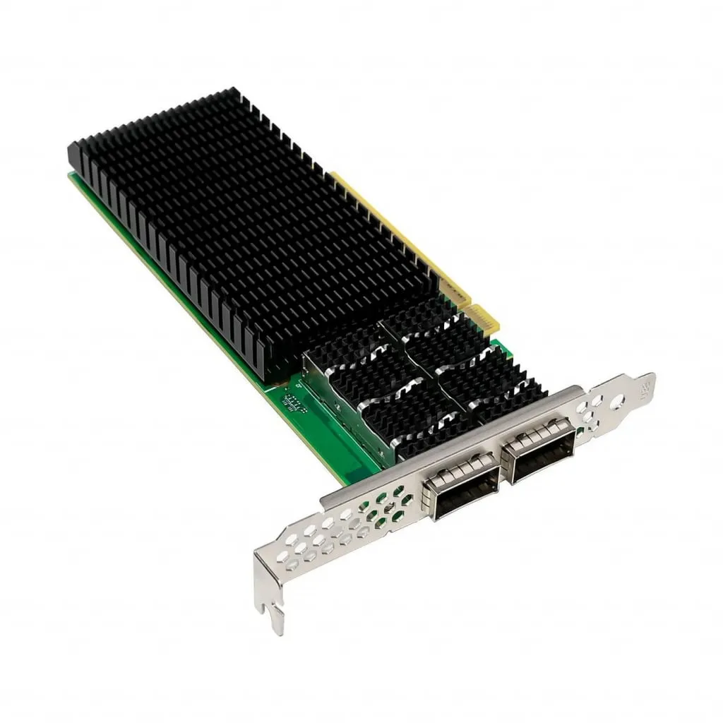 Microconnect ConnectX-7 netwerkkaart PCIe 4.0 200GbE QSFP56 dual-port