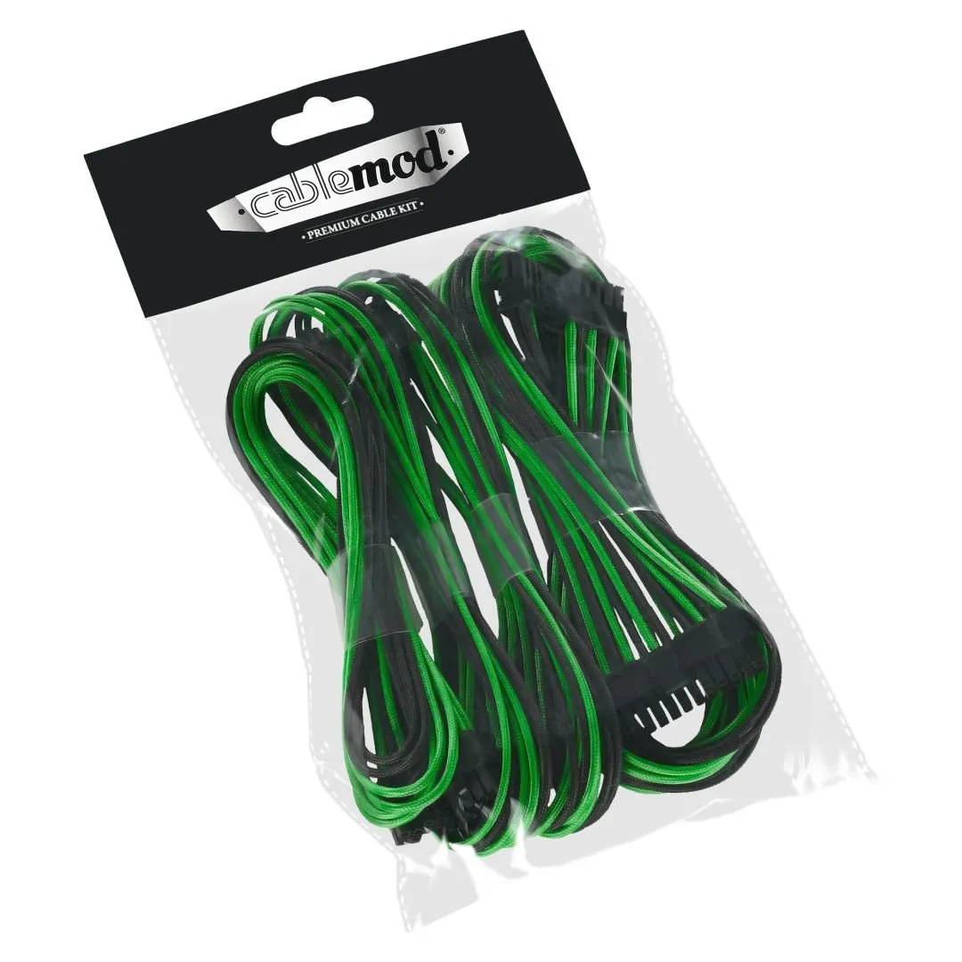 CableMod C-Series ModFlex Basic kabelset zwart-groen Corsair