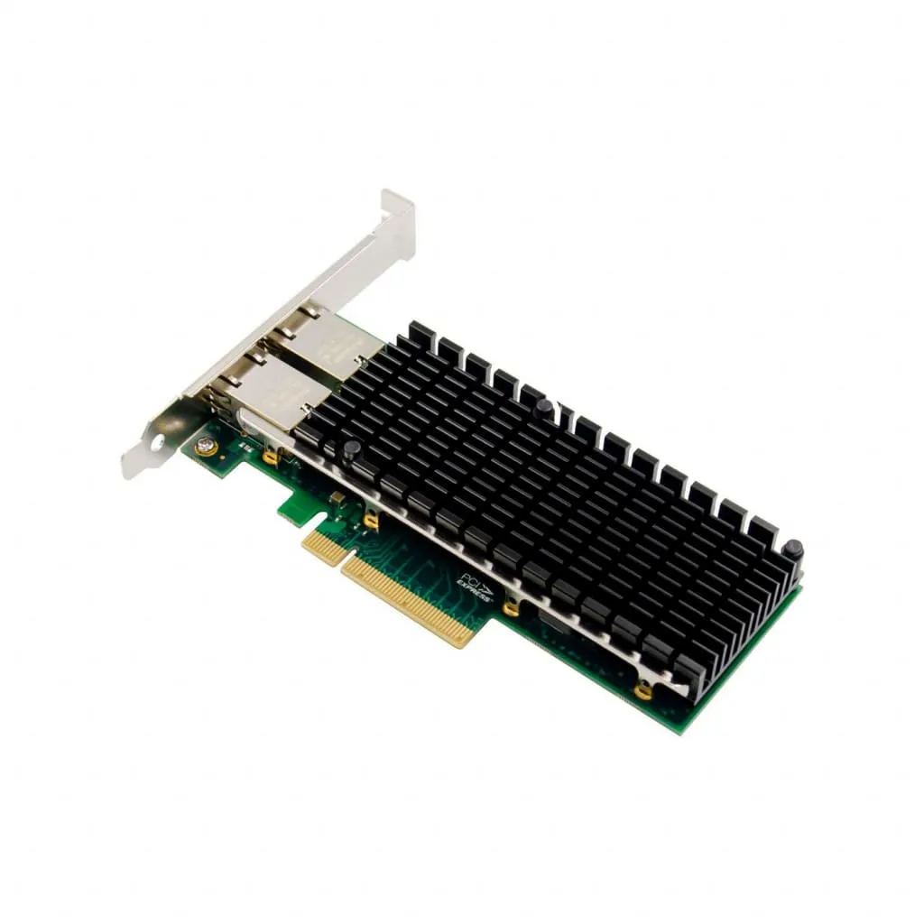 Microconnect netwerkkaart PCIe x8 Dual RJ45 10GbE