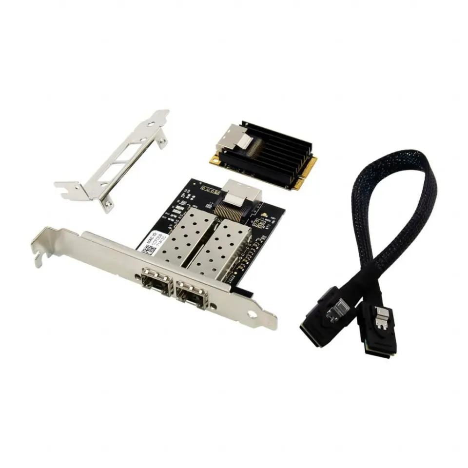 Microconnect 82583-D-E netwerkkaart mini PCIe dual 1G RJ45