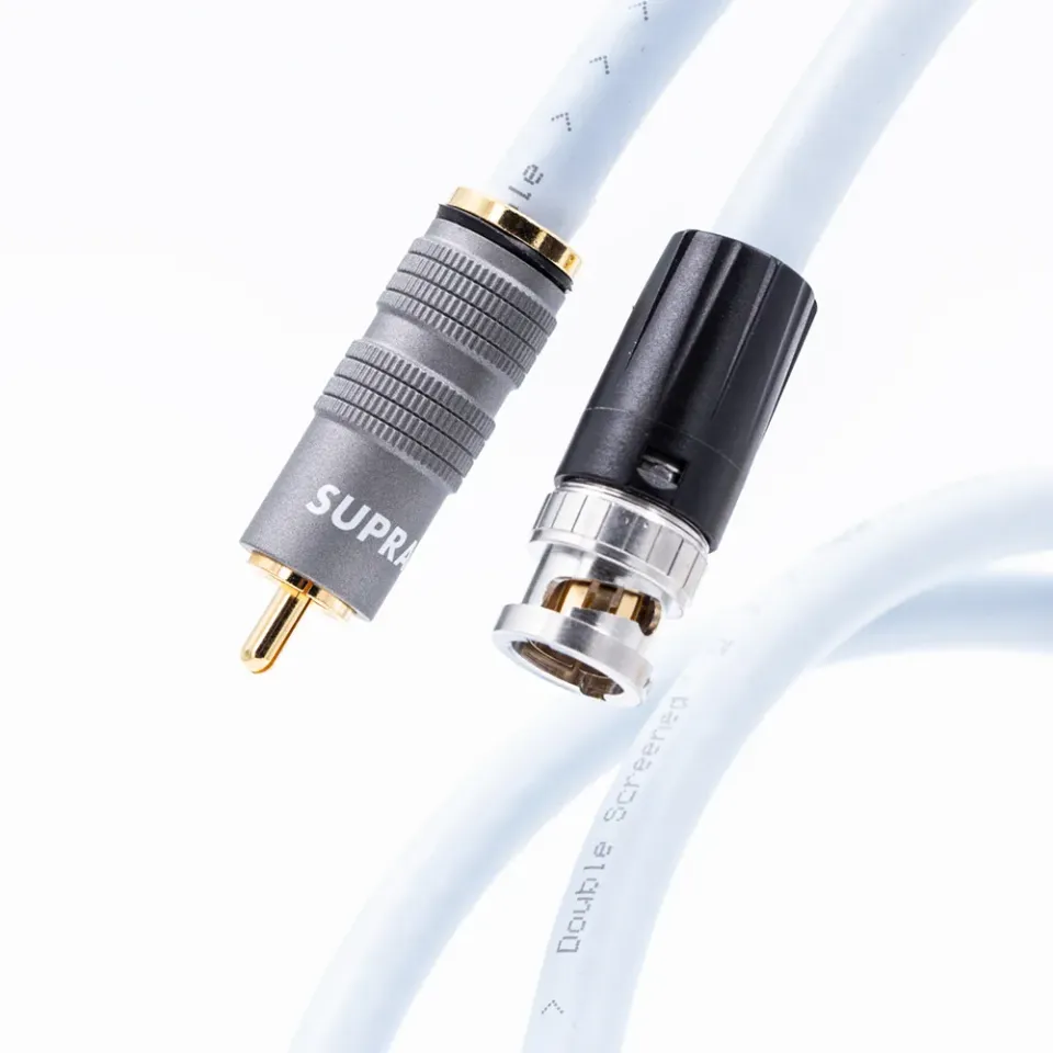Supra Trico interlink RCA naar BNC digitaal coaxiaal 75 Ohm