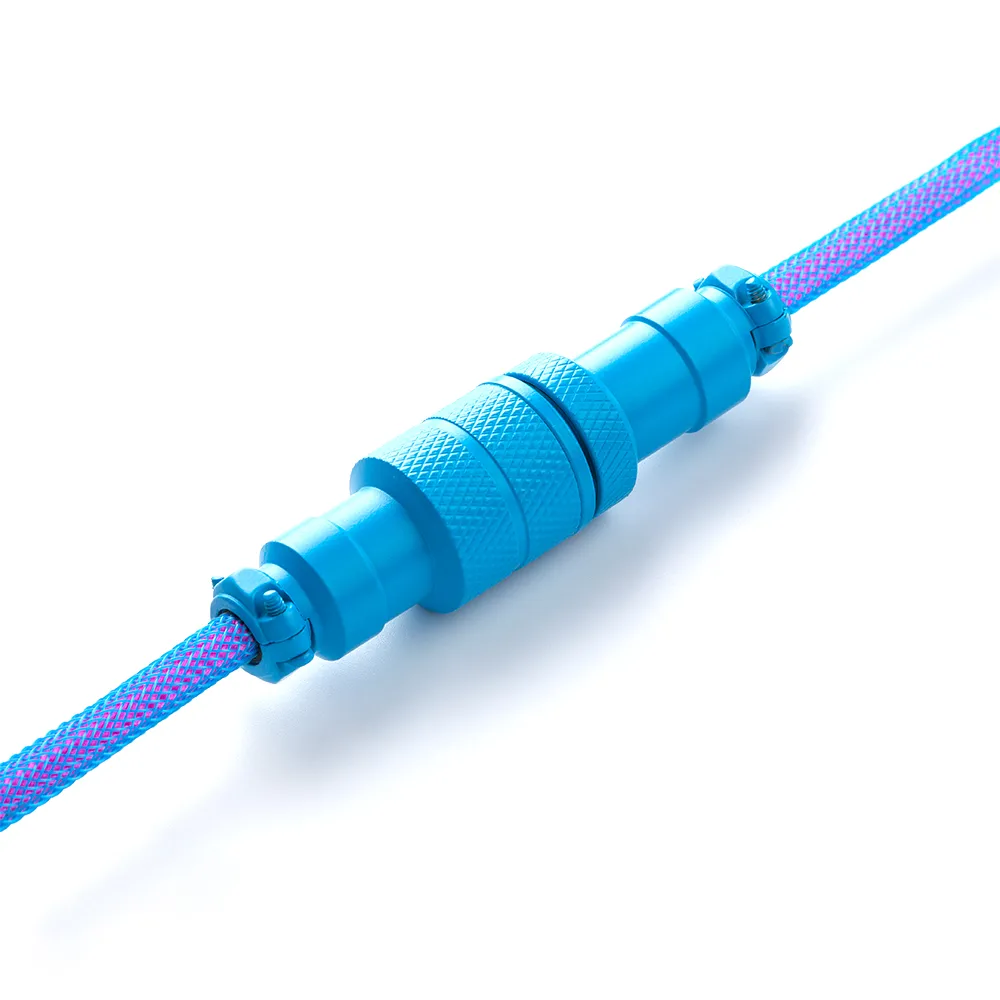 CableMod Pro Coiled toetsenbordkabel USB-C 150cm Galaxy Blue