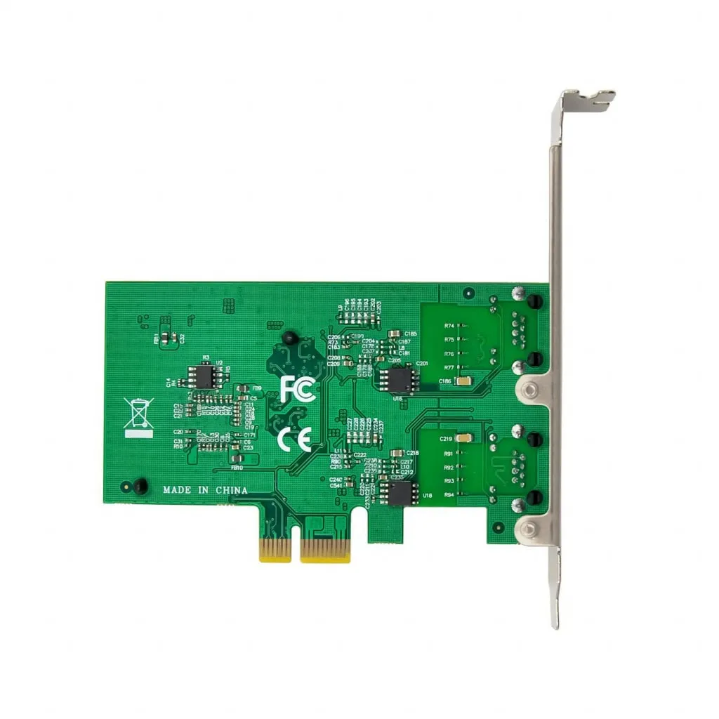 Microconnect RTL8125B netwerkkaart PCIe x1 dual 2.5G