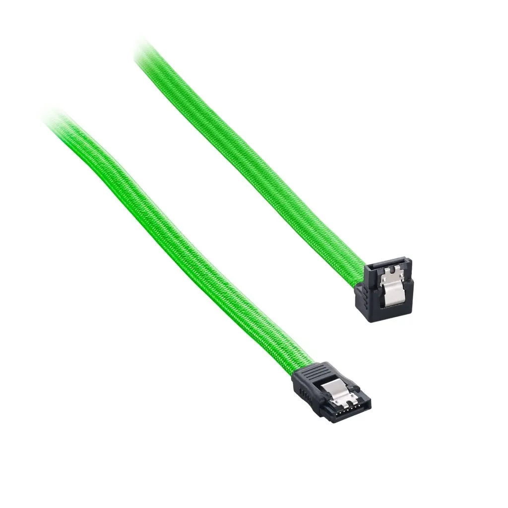 CableMod ModFlex SATA kabel 30cm lichtgroen haaks